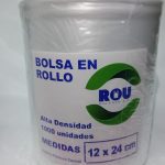 Bolsa en rollo12x24cm x1000 unidades
