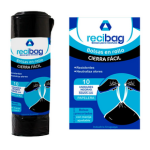 Bolsas de residuo en rollo 50x55 cierra fácil x10 unidades