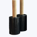 Rollo film paletizar negro con mango