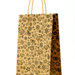 Bolsa de papel kraft impresa 28x38x15